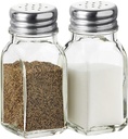 Salt and Pepper Shakers Set Clear Glass, Kitchen Gadgets Cooking Table