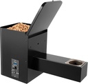 Pellet Smoker Hopper Assembly Kit, Pellet Smoker Conversion Kit Grill Hopper Digital Temperature Controller Electric Wood Grill Part for BBQ, Smoke Bake Roast