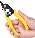 VAEYI Fiber Stripper, 6' Cable Stripper with Safe Lock and Anti Slip Handle, Klein Wire Stripper, Fiber Optic Tools, High-carbon Steel, FSP-3L