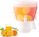 Cold Kettle Faucet,Plastic Drink Dispenser Fridge,Cold Kettle Faucet In Refrigerator,Household Rotatable Large Capacity Cold Kettle (Heightened), 22*18cm (8.6*7in)/22*27cm(8.6*10.6in)