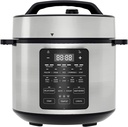 Electric Pressure Cooker, 6 Quart with 12 One-Touch Modes, Rice Cooker, Steamer, Yogurt Maker, Saute, Egg Cooker,Stainless Steel