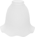 Generic Glass Lamp Shade, Small Lamp Shades Flower Shaped Frosted Replacement Glass Shade for Pendant Light Floor lamps Chandelier Wall Sconces,E27