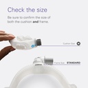 ResMed AirFit P30i Standard Frame System - Replacement CPAP Frame System with Nasal Pillows Cushion - Headgear Not Included - Medium