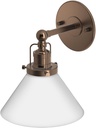 Gatco 1612 Cafe Single Sconce, Bronze