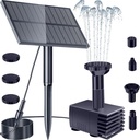 Biling Solar Water Pump Outdoor, Upgraded Solar Fountain Pump Kit with Stake, Solar Powered Water Pump for Bird Bath, Garden, Backyard, Pool, Fish Tank
