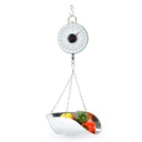 Tada 22LBS Double-Sided Dial Mechanical Hanging Scale with Scoop/Chain for Farm, Kitchen Food and Produce Weighing