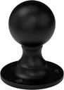 National Hardware N166-002 Deco Knob Pull, 2.87", Black