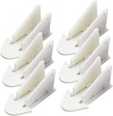 Baby Proof Sliding Door Locks 6 Pack Childproof Window Locks for Safety No Screws Needed Easy Install Door Lever Lock for Home Security