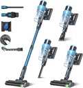 Cordless Vacuum Cleaner, 35kPa 60Min Vacuum Cleaners For Home, Powerful Stick Vacuum Rechargeable With Green Light, Anti tangle Wall Mount, 8 in 1 Lightweight Vacuum For Hardwood Floor Pet Hair Carpet