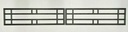 2 Amarr Prairie Long Panel Replacement Inserts for Amarr Garage Doors Black 38.5" x 11" ONLY FITS Amarr & Pella Garage Doors