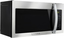 Tough Grade 1.5 Cu. Ft. Over-the-Range RV Microwave with Vent, Light, Sensor Cook, Convection, Rack, Stainless Steel | 120V Compact Microwave Oven with Touchpad Controls & Multi-Level Cooking