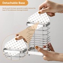 Stainless Steel Utensil Holder, Silverware Drying Rack Utensil Draining Caddy Mesh Kitchen Utensil Organizer Hanging Utensil Organizer(L-Sliver)