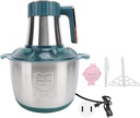 Food Processors, Stainless Steel Electric Meat Grinder Mini Vegetable Mincer for Fruits Nuts Salad Baby Food (US Plug 110V)