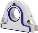 White Masking Tape Dispenser Set Painter Tape Applicator with 5 Rolls of 25mm Tapes for Precise Baseboard Seam Coverage Straight Lines Professional Finish
