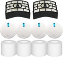 Vacuum Filters Replacement for Shark Rotator Powered Lift-Away AZ1002, NV650 NV651 NV652 NV750 NV751 NV752 NV753 AX950 AX951 AX952 ZU632, 2 Post Filters + 4 Foam & Felt Filters, Part # XHF650&XFF650
