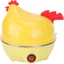 Diydeg Rapid Electric Egg Cooker and Poacher with Auto Shut Off, 7 Egg Capacity Tray, Egg Boiler for Hard Boiled Eggs, Poached Eggs, Scrambled Eggs, Omelets (US Plug 110V)