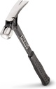 ESTWING Ultra Series Hammer - 19 oz Rip Claw Framing Hammer with Smooth Face & Shock Reduction Grip - EB-19S