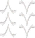 ATIE Butterfly Pool Clips - 6 Pack Attachment Clips for Swimming Pool Brush, Skimmer, Vacuum, Mini Jet Vacuum, Telescopic Pole