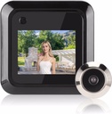Video Doorbell, 2.4 Inch LCD Color Sn Digital Doorbell 145 Degree Door Eye Doorbell Camera Viewer Electronic Peeping Door Outdoor Doorbell