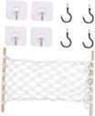 Fruit Vegetable Hanging Basket Kitchen Door Organizer Decorative Hanging Net