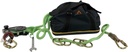 Malta Dynamics Warthog Pro Fall Protection Kit - Includes 100' Lanyard, 4 O-Rings, 2 Carabiners, 2 Cross Arm Straps, Tensioning Wrench, and Storage Bag
