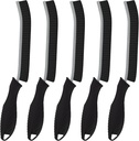 Cleaning Brush, 5 Pcs Hard Bristle Crevice Cleaning Brush, Grout Brush, Scrub Brush for Tile Grout Crevice, Gap Cleaning Tools for Bathroom Kitchen Toilet Window Track (5, Black)