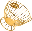 Cabilock Organizer Basket Elegant Hollow Design for Fruits Snacks Coffee Stylish Desktop Holder for Kitchen Office Multipurpose Storage