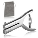 SPEEDWOX Deep Throat Heavy Duty Hand Held Single Hole Punch Single Holes Puncher Paper Punches Badge Hole Punch for Metal Long Reach Holes Punches