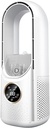 Tower Fan, Bladeless Fan, LED Display with, Portable Air Cooler, Quiet Evaporative Air Cooler Fan, 3 Speeds Modes Room Cooler, for Bedroom, Baby Room, Living Room, Office (White)
